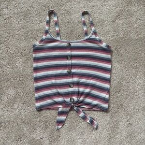 American Eagle Outfitters Multicolor Striped Tank Top